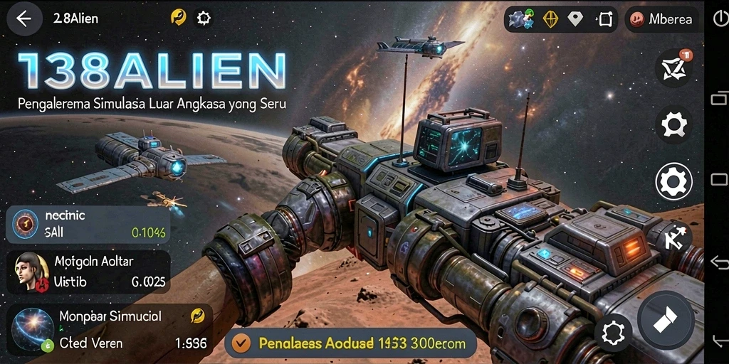 Tampilan gameplay 138ALIEN yang menegangkan di luar angkasa.