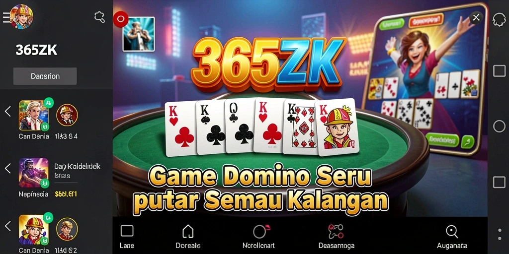 Gameplay seru dalam game Domino 365ZK yang memikat.