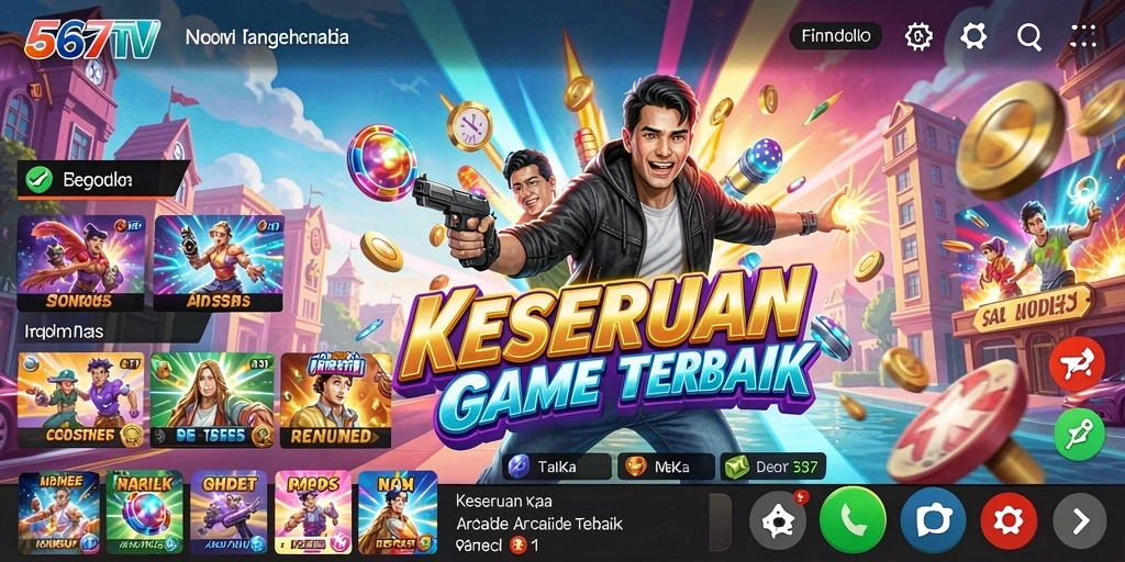 Screenshot gameplay 567TV yang seru dan menarik.