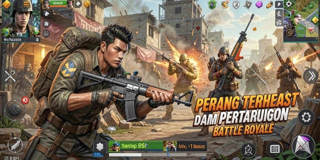 Tampilan mendebarkan pertempuran di <strong>9SL</strong>, penuh aksi dan strategi.