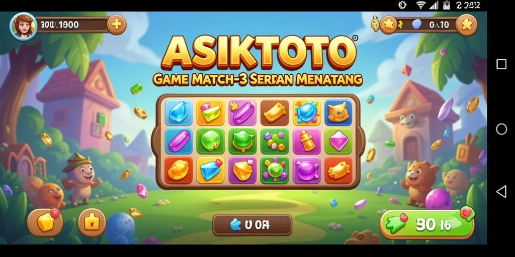 Tampilan menarik dari gameplay ASIKTOTO yang penuh warna.