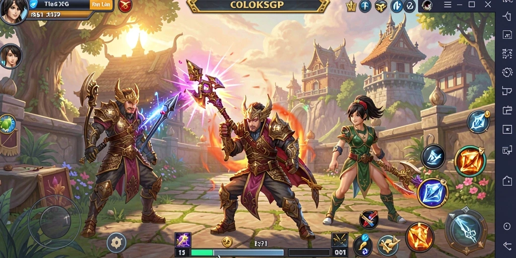 Tampilan gameplay COLOKSGP yang menegangkan dan penuh aksi.
