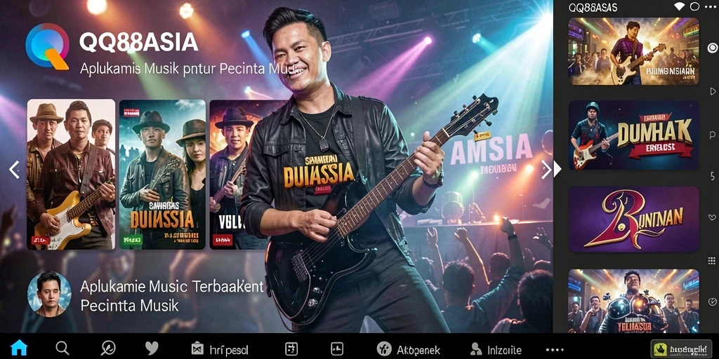 Tampilan screenshot QQ88ASIA menampilkan pengalaman bermain musik yang seru.
