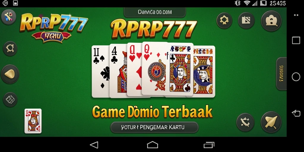 Tampilan gameplay seru dari RPRP777, permainan Domino yang menantang.