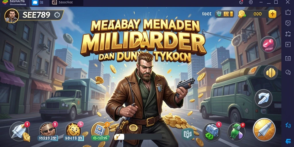 Gameplay SEE789 yang menunjukkan pengelolaan bisnis yang dinamis.